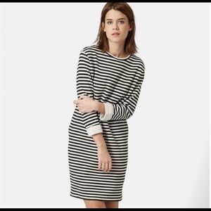 Topshop grey and white dress size US4